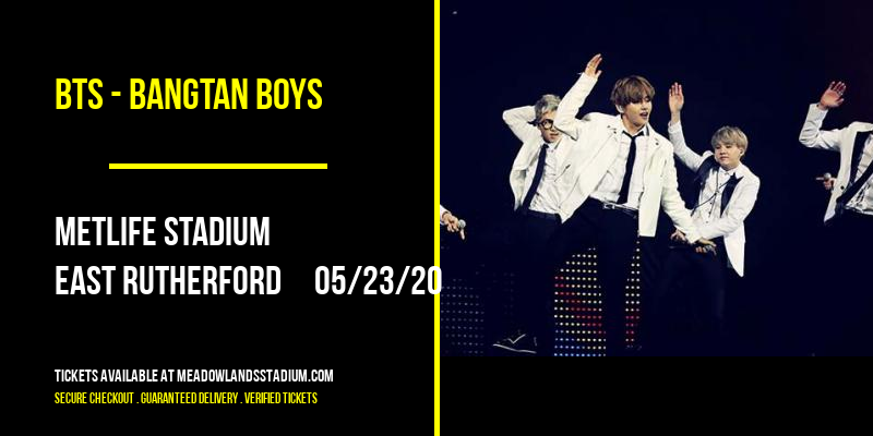 BTS - Bangtan Boys at MetLife Stadium tickets BTS - Bangtan Boys at MetLife Stadium