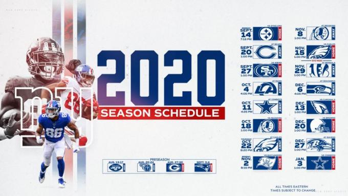 New York Giants vs. Washington Redskins at MetLife Stadium