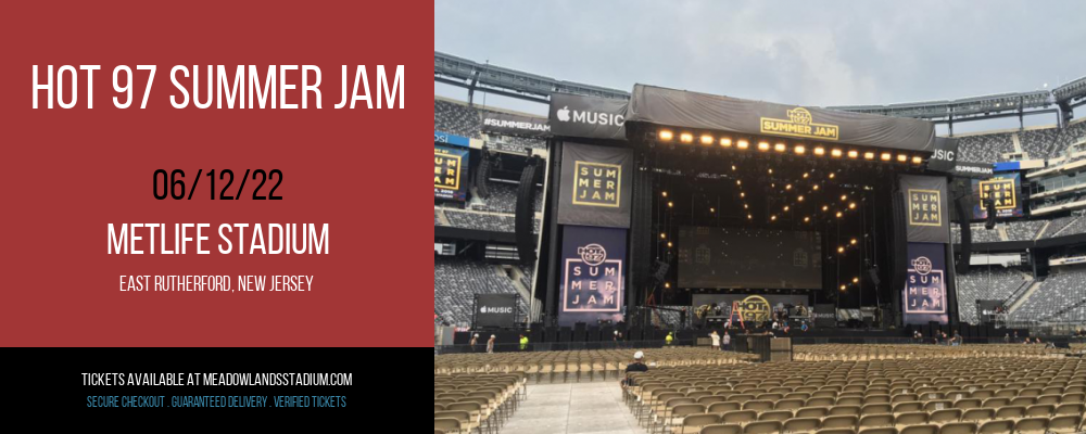 Hot 97 Summer Jam at MetLife Stadium tickets Hot 97 Summer Jam at MetLife Stadium