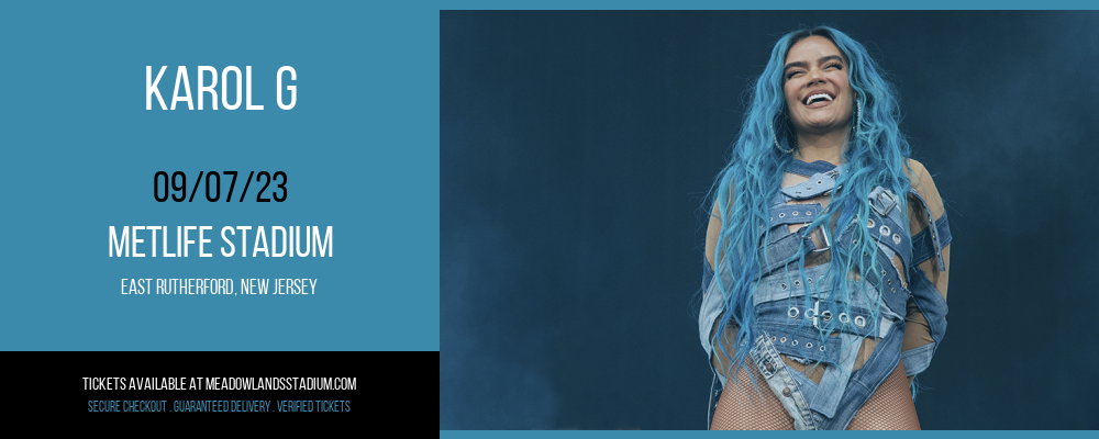 Karol G at MetLife Stadium tickets Karol G at MetLife Stadium