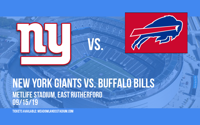 New York Giants vs. Buffalo Bills at MetLife Stadium tickets New York Giants vs. Buffalo Bills at MetLife Stadium
