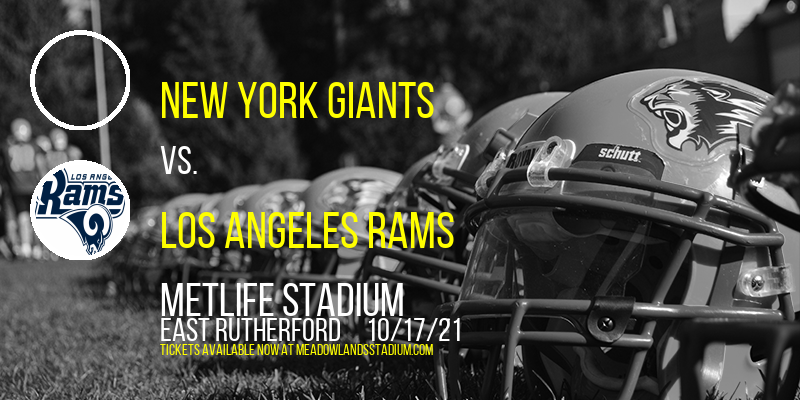 New York Giants vs. Los Angeles Rams at MetLife Stadium