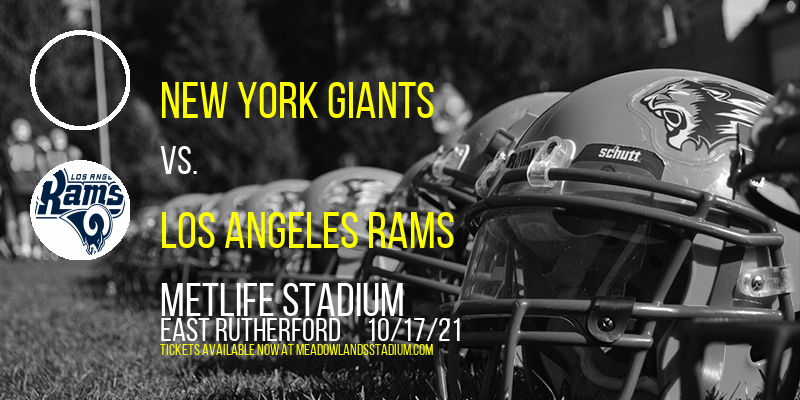 New York Giants vs. Los Angeles Rams at MetLife Stadium tickets New York Giants vs. Los Angeles Rams at MetLife Stadium