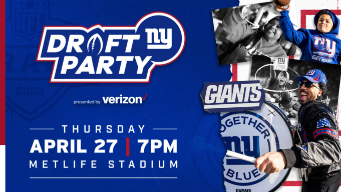 New York Giants Draft Party at MetLife Stadium